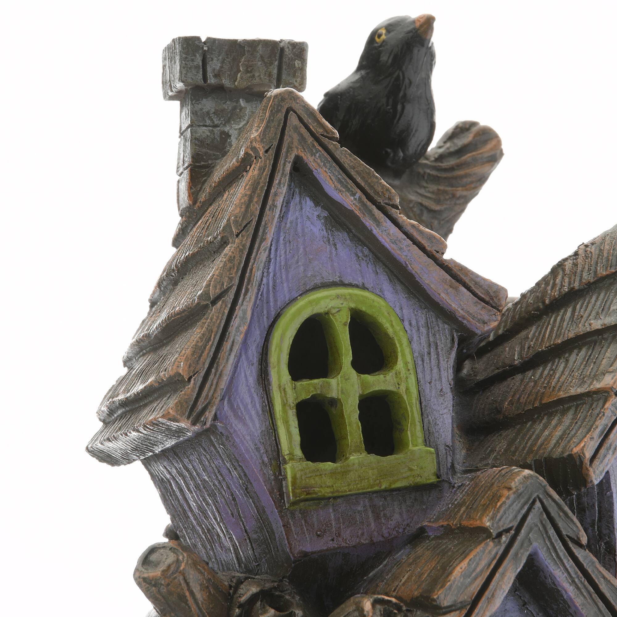 6" LED Purple Haunted House